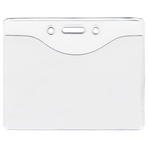 OfficeMax Heavy Duty ID Card Vinyl Pouch Landscape