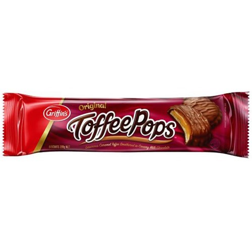 Griffin's Toffee Pops Original Chocolate Biscuits 200g