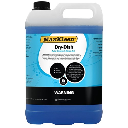 MaxKleen Dry-Dish Auto Dishwash Rinse Aid 5L