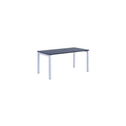 1500x800mm Dark Oak Top/Silver Frame