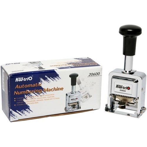 KW Trio Auto 6 Stamp Numberer