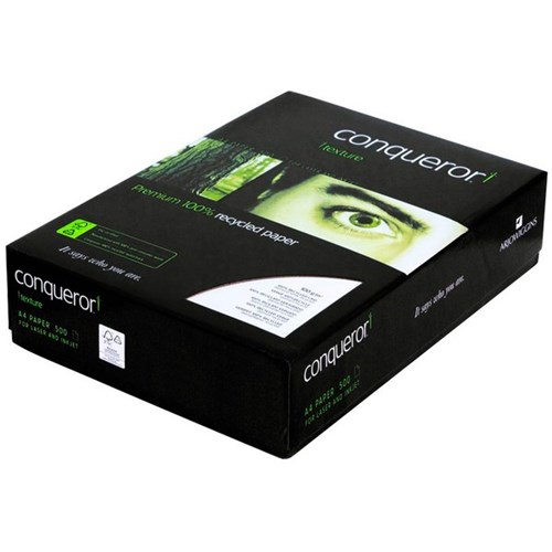 Conqueror A4 100gsm Brilliant White Laid Paper, Pack of 500