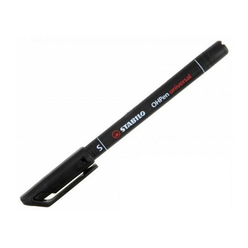 Stabilo OHP Black Permanent Pen Super Fine Tip