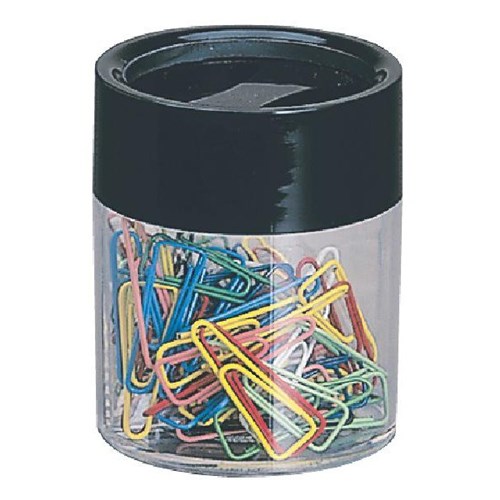Magnetic Paper Clip Dispenser Holder Large Round