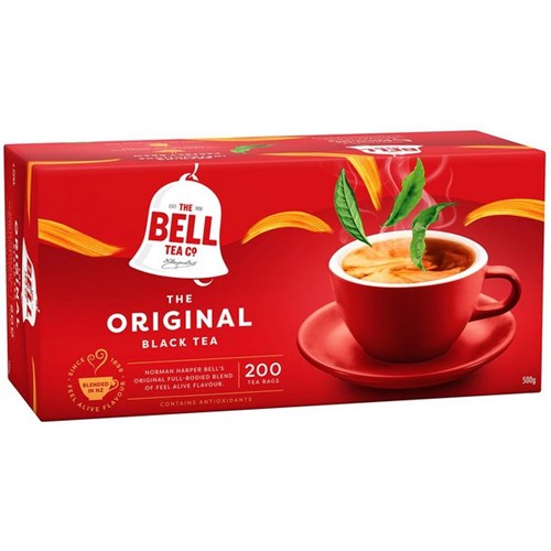 Bell Original Tagless Tea Bags, Box of 200