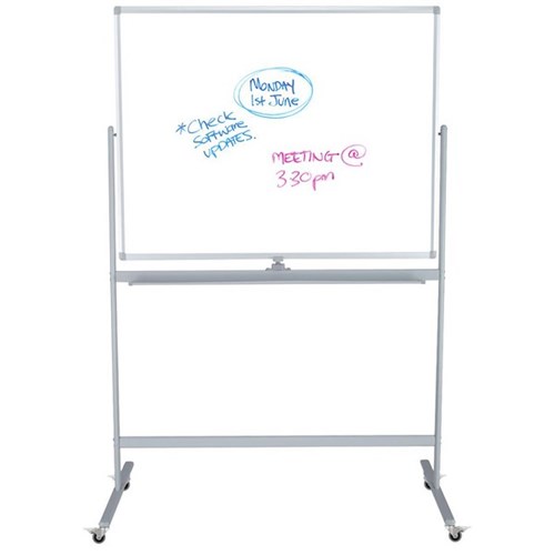 Boyd  Acrylic Pivoting Mobile Whiteboard 1200 x 1200mm