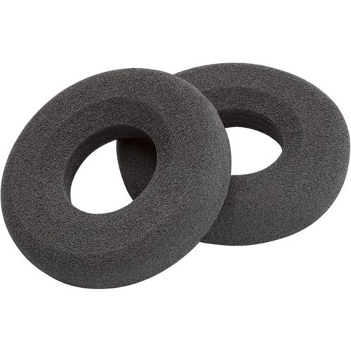 Poly Blackwire 3310/3320 Headset Foam Ear Cushions Black, Pack of 2