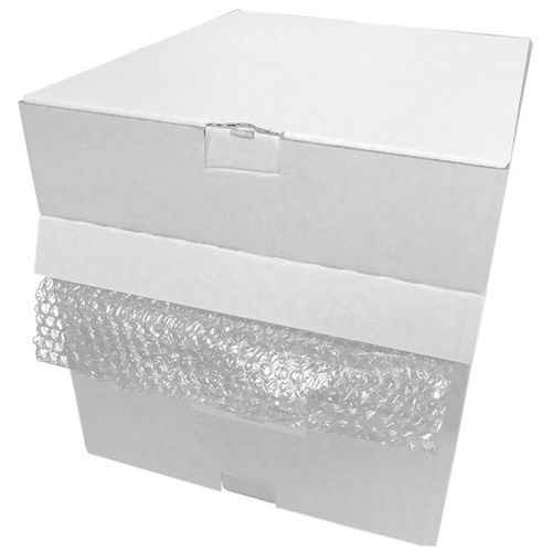 Air Bubble Polybubble Perforated Sheets Dispenser Box 300mm x 30m, Roll of 100