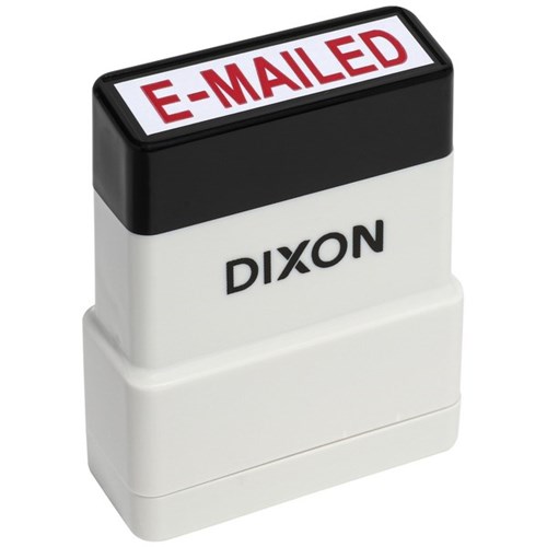 Dixon 082 Self-Inking Stamp EMAILED Red