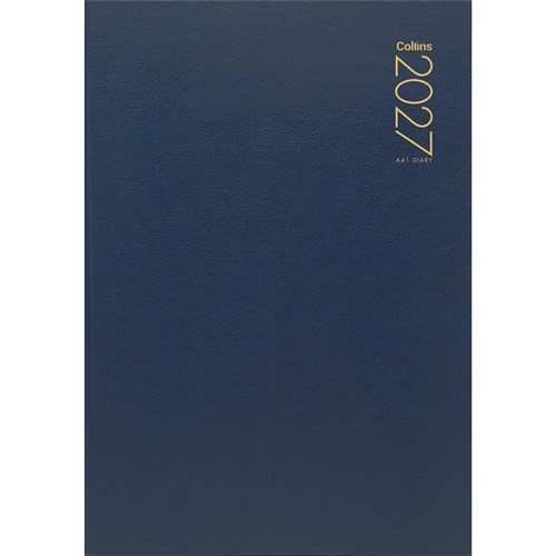 Collins A41 Diary A4 1 Day Per Page 2027 Blue