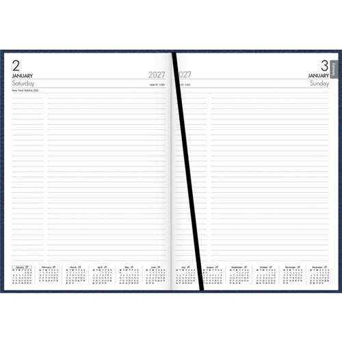 Collins A41 Diary A4 1 Day Per Page 2027 Blue