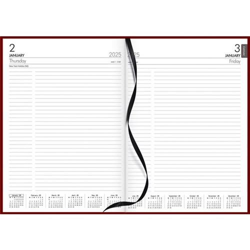 Collins A41 Diary A4 1 Day Per Page 2027 Red