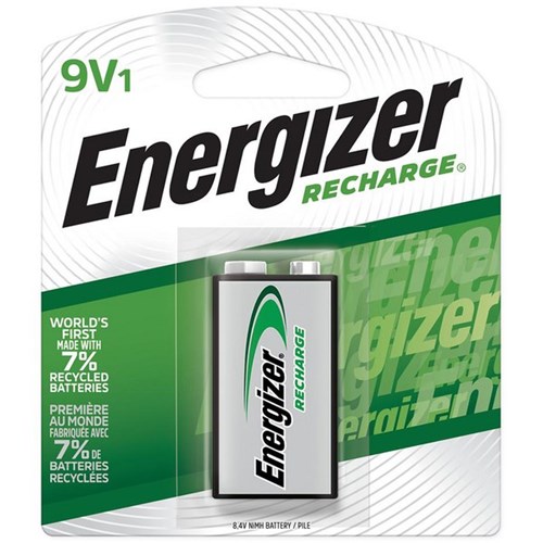 Energizer NH22 Rechargeable Battery, 9 Volt