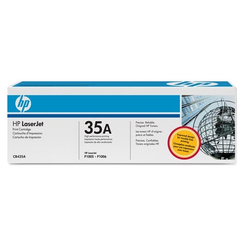 HP 35A Black Laser Toner Cartridge CB435A