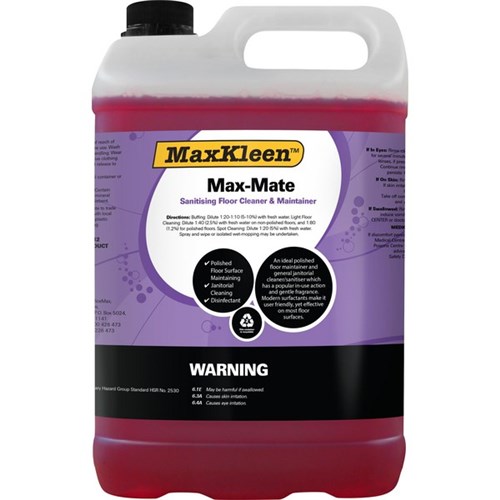MaxKleen Max-Mate Sanitising Floor Cleaner & Maintainer 5L