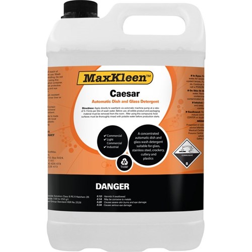MaxKleen Caesar Automatic Dish & Glass Detergent 5L