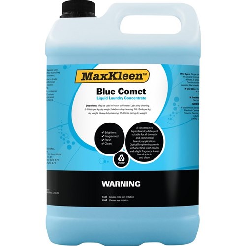 MaxKleen Blue Comet Liquid Laundry Concentrate Detergent 5L