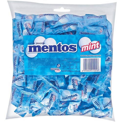 Mentos Mint Lollies 540g