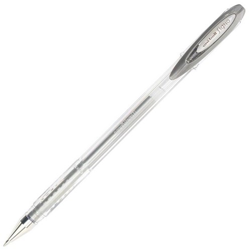 uni-ball Signo UM-120 Silver Rollerball Pen 0.7mm Fine Tip