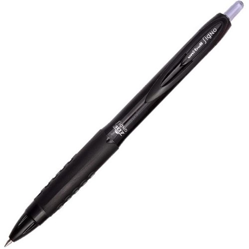 uni-ball Signo 307 Black Gel Ink Rollerball Retractable Pen0.7mm Fine Tip