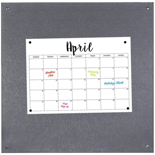 Boyd PinPanel Noticeboard 600x600mm Grey