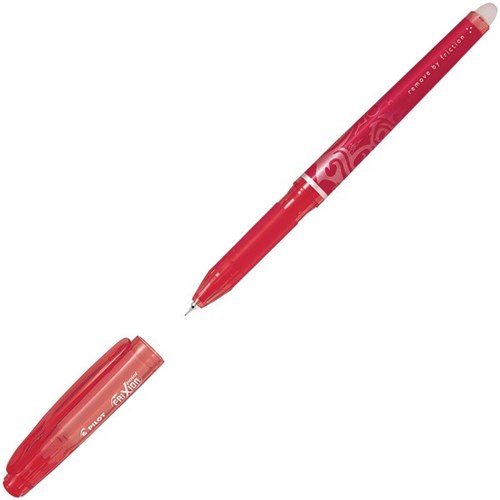 Pilot Frixion Point Red Gel Rollerball Pen Fine 0.4mm