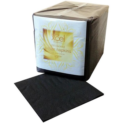 Pure Excel 2 Ply Cocktail Napkin 240x240mm, Carton of 8