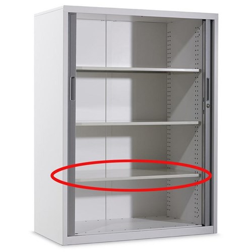 Strata 2 Shelf For 900mm Tambour White