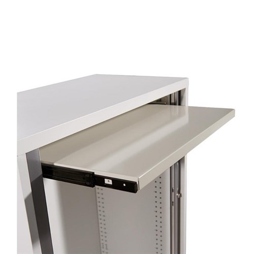 Strata 2 Workshelf For 900mm Tambour White