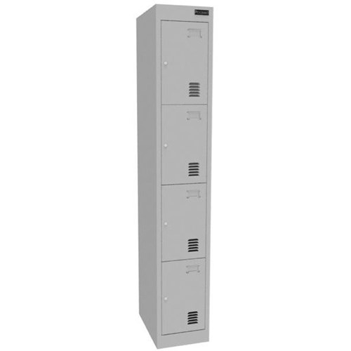 Proceed 4 Tier Locker 375mm Camlock Stone Grey