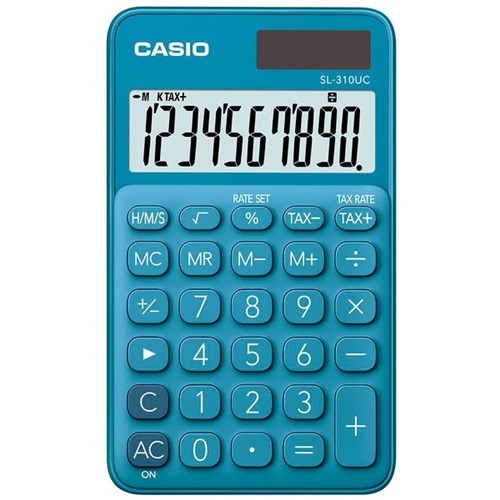 Casio SL310UCBU Handheld Calculator Blue