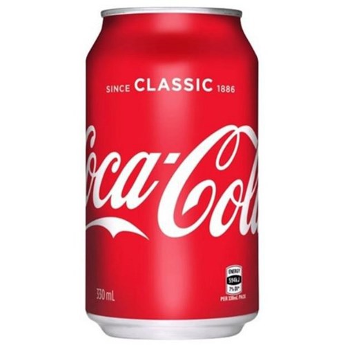 Coke Cans 330ml, Pack of 24