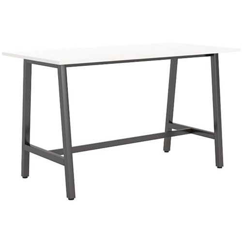 1800x900mm White Top/Black Frame