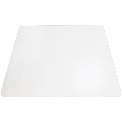 Coverzone Polycarbonate Chair Mat Carpet Rectangular 1200x1300mm Clear