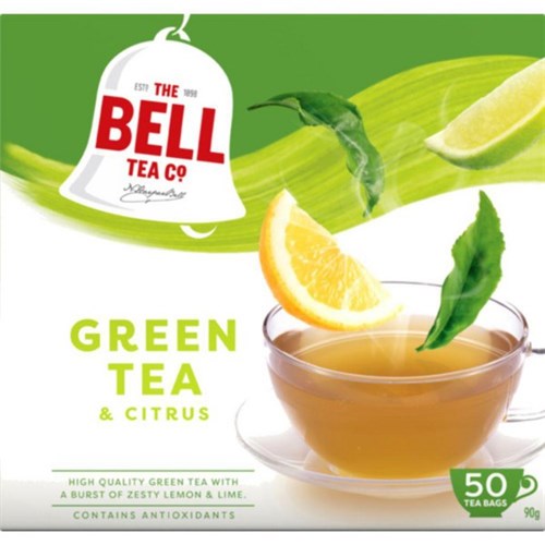 Bell Green Citrus Tagless Tea Bags, Pack of 50