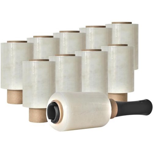 Cast Bundle Wrap Film & Dispenser 100mm x 150m 20 Micron, Carton of 10 Rolls