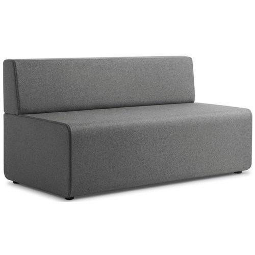 Seattle 2 Seater Sofa Augustus Fabric/Armour