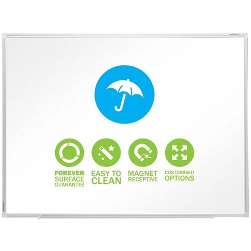 Boyd  Porcelain Whiteboard Water Resistant 900 x 1200mm