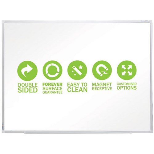 Boyd  Porcelain Whiteboard Double Sided 900 x 1200mm