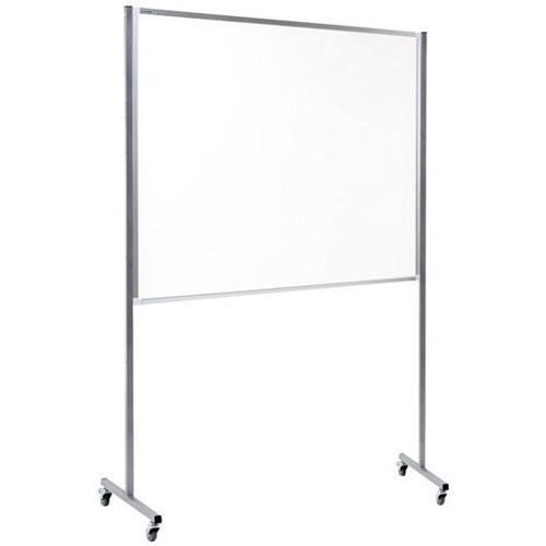 Boyd  Mobile Porcelain Whiteboard Double Sided Fixed 1200 x 1200mm