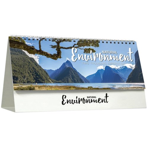 Easy2C Desk Calendar 2026 Natural Environment