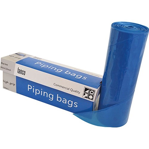 Tanco Piping Bag Hi-Grip 560mm Blue, Pack of 100