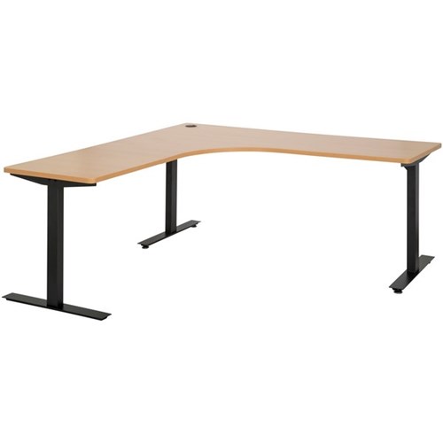 Amplify ML575 Workstation 1500x1500x600mm Beech/Black