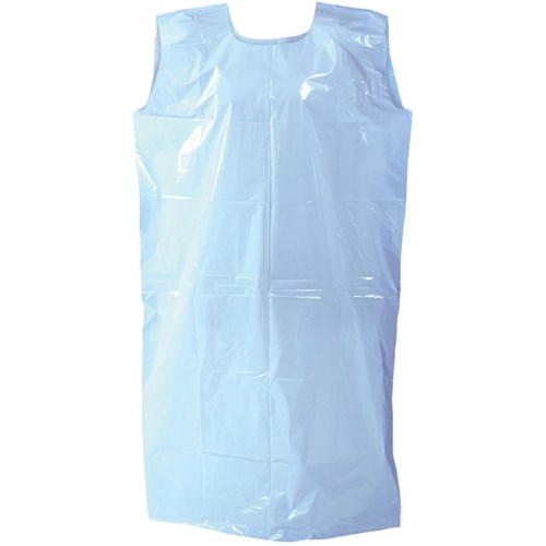 Eagle LDPE Smock 700x1130mm Blue, Carton of 200