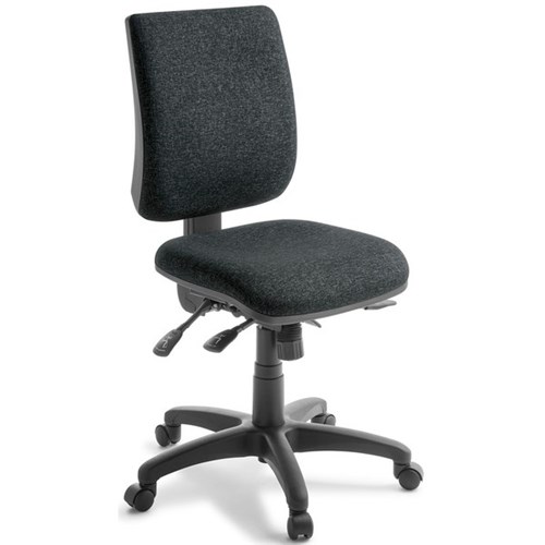 Trapeze Task Chair 3 Lever With Seat Slide Bond Fabric/Jet