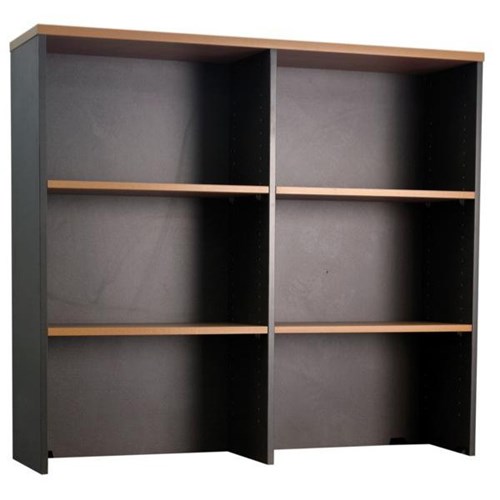 Firstline Overhead Hutch 1200mm Beech/Ironstone