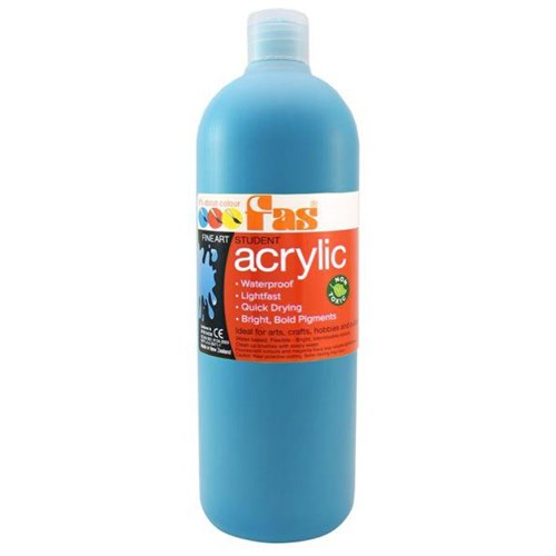 Fas Student Acrylic Paint 1L Cobalt Blue