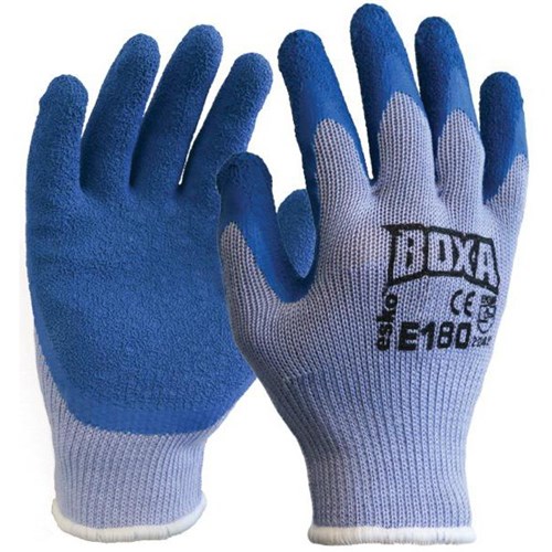 Esko Boxa Latex Coated Gloves Size 7 Blue