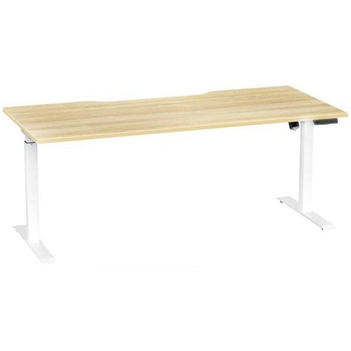 Breeze Pro Active Electric Height Adjustable Desk No Bluetooth 1800mm Atlantic Oak/White