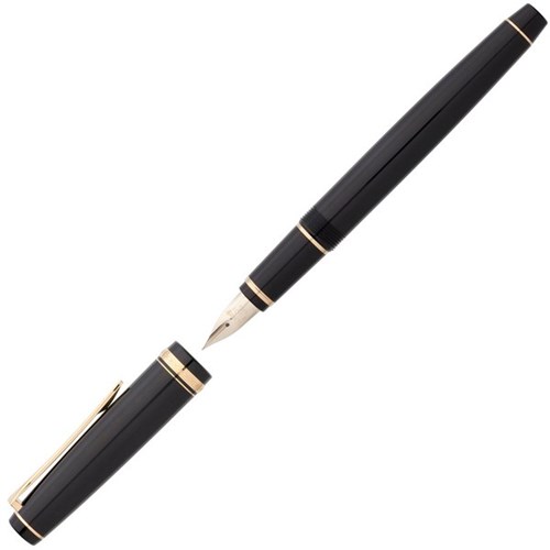 Pilot Falcon Fountain Pen Resin Gold Trim Barrel Extra Fine Tip
